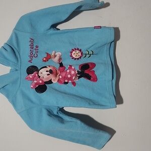 Disney Blue Minnie Mouse Kids Hoodie